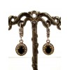Boucles d'Oreilles en Argent et Vermeil avec Zirconium
