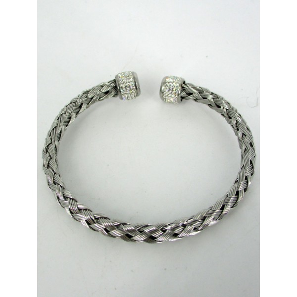 Bracelet Vintage Tréssé Argenté