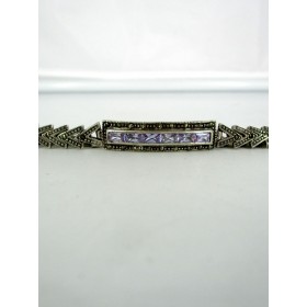 Bracelet Rectangulaire avec Zirconium