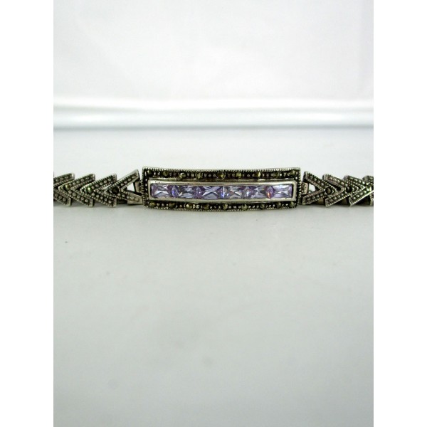 Bracelet Rectangulaire avec Zirconium