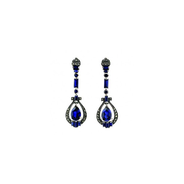 boucles d'oreilles pendantes bleu boucles d'oreilles pendantes bleu