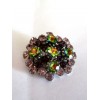 Broche vintage ovale avec strass
