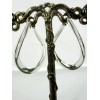 Boucles d'Oreilles Vintage Créoles en Argent