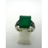Bague Style Vintage avec Agate et Argent