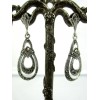 Boucles d'Oreilles Pendantes en Argent