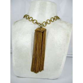 Pendentif Pampille Vintage doré à l'or fin