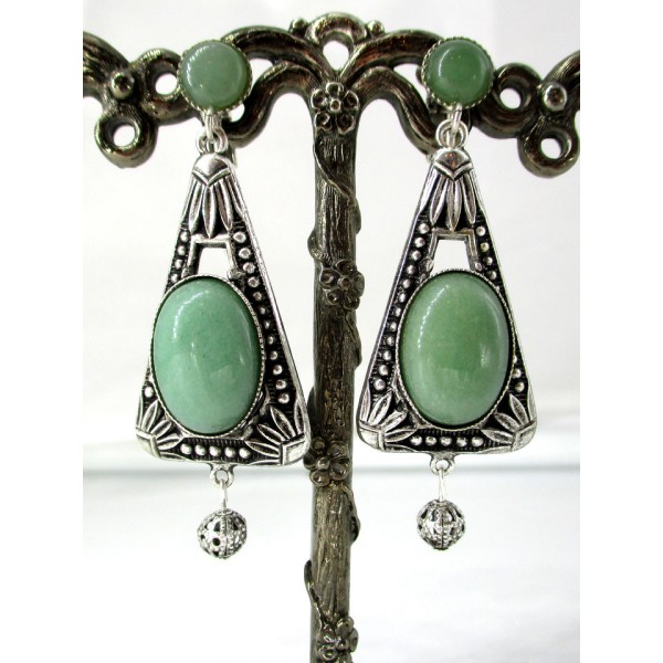 boucles d'oreilles pendantes jade boucles d'oreilles pendantes jade