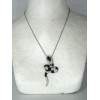 Collier Serpent Vintage en Zirconium