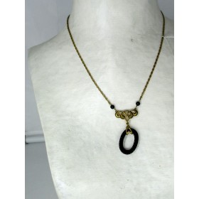 Collier Cercle en Onyx