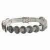 Bracelet Art Déco pour femme en Argent et Nacre
