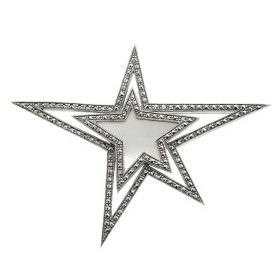 Broche étoile en Argent et Nacre