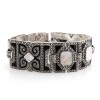 Bracelet Argent avec Nacre et émail