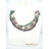 Collier Vintage avec Pierres de Grenat, Agate et Opale