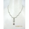 Collier Art déco en Argent 925 avec Grenats