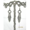 Boucles d'Oreilles Vintage Pendantes Femme en Argent et Zirconium