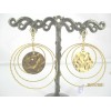 Boucles d'Oreilles en Plaqué Or