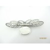Broche Papillon Art Déco en Métal et Nacre
