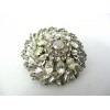 Broche Ronde Vintage en Strass