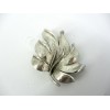 Broche Vintage Feuille en Métal