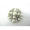 Broche Vintage Ornée de Perles