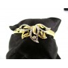 Bracelet Vintage en Plaqué Or et Strass