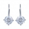 Boucles d'Oreilles en Argent avec Zirconium