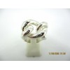 Bague chainette Vintage en Argent