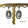 Boucles d'Oreilles Art déco en Argent