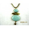 Collier Vintage Pierre Amazonite