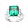 Bague Vintage en Argent et Zirconium