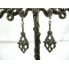 Boucles d'Oreilles Rétro en Argent