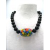 Collier Vintage Boule en Résine