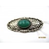 Broche Ovale Vintage en Agate