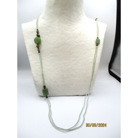 Collier Vintage en Agate