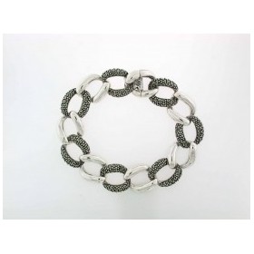 Bracelet Vintage Marcassites et argent