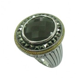 Bague Vintage en Argent et Pierre de Lune