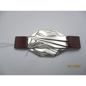 Broche Art Déco avec Cornaline