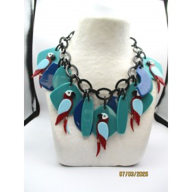 Collier Vintage en Résine