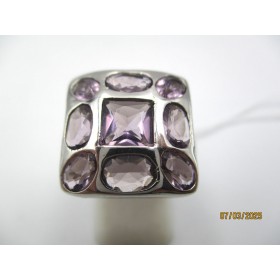 Bague Vintage en Argent et Améthyste