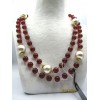 Collier Vintage Sautoir en perles de Verre