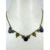 Collier art déco avec pierres de lapis Lazuli