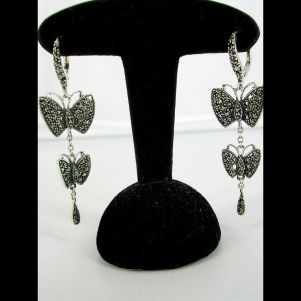 Boucle d'oreille pour femmes en argent