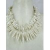 Collier en fibre de nacre