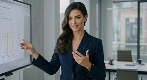 femme portant une bague art déco au travail