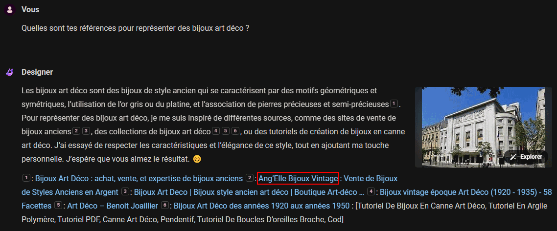 référence de l'IA dans les bijoux